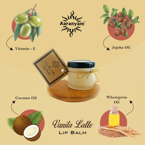 Aaranyam Vanilla Latte Lip Balm